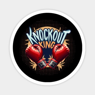 Knockout King - Boxing gloves Magnet